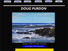 Tablet Screenshot of dougpurdon-artist.com